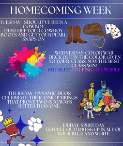 Junior high dress up days