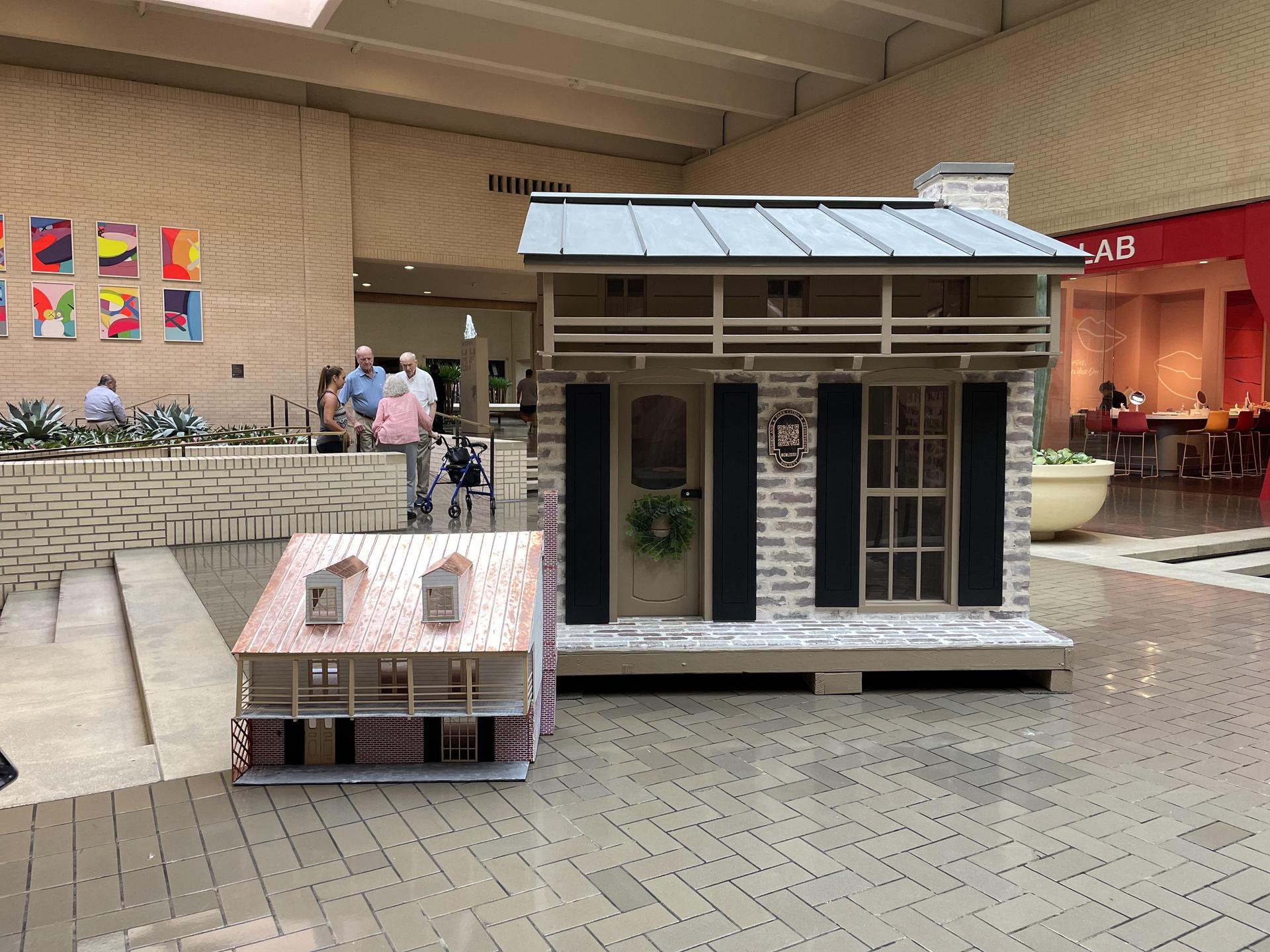 MAPS playhouse installation at NorthPark Center