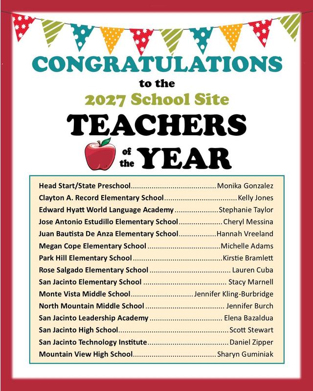 Flyer Listing 2027 Site Teachers of the Year