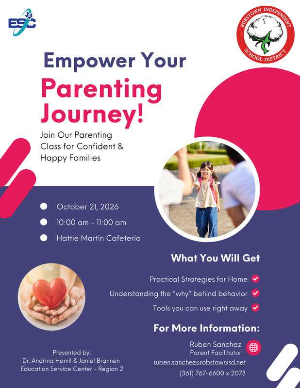 Robstown ISD Invites Families to October Parent & Family Engagement Meeting Featured Photo