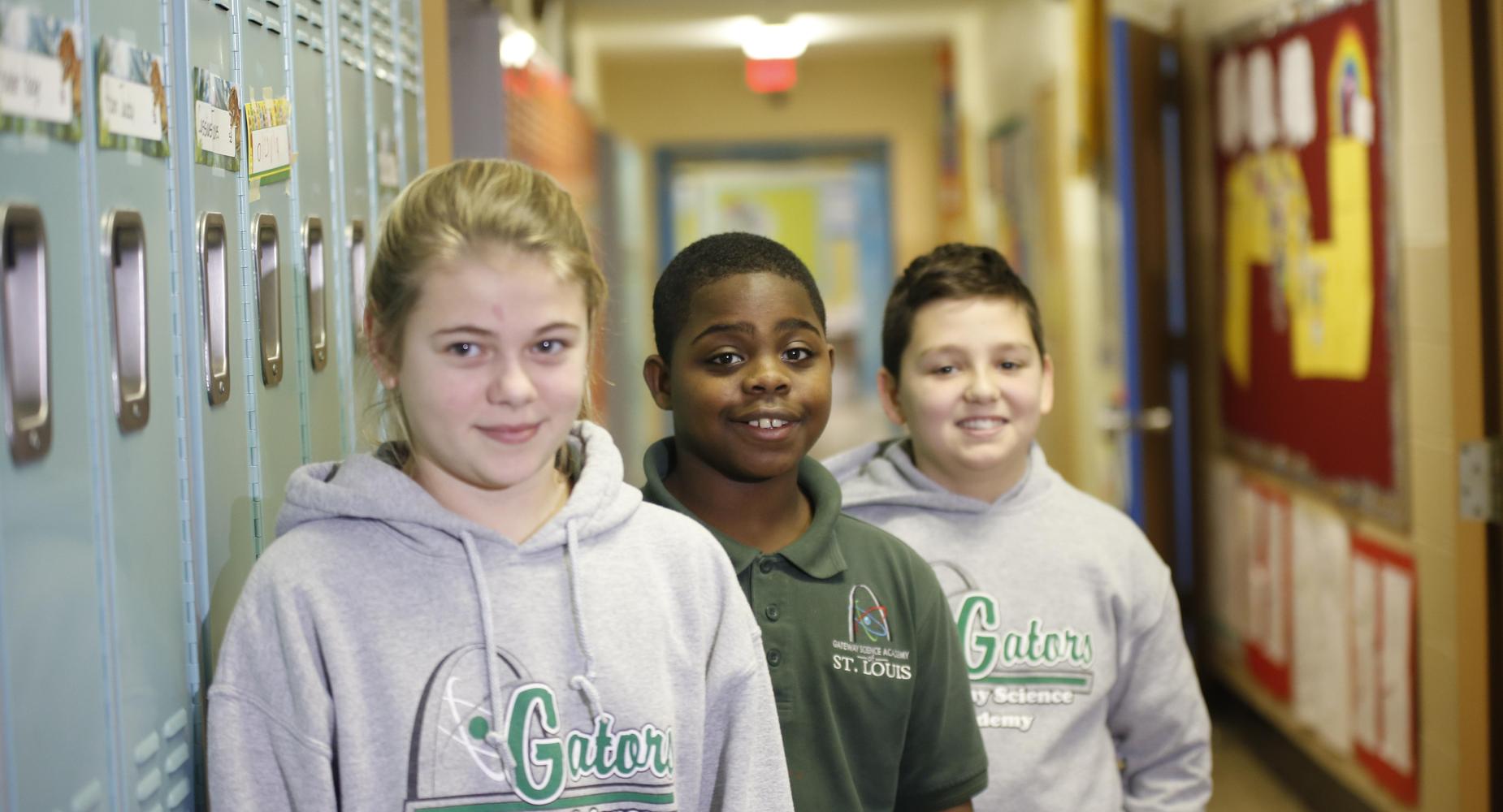 Group of GSA Smiley Students