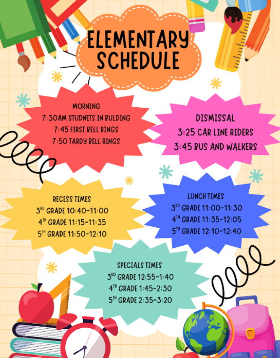 Elementary Schedules