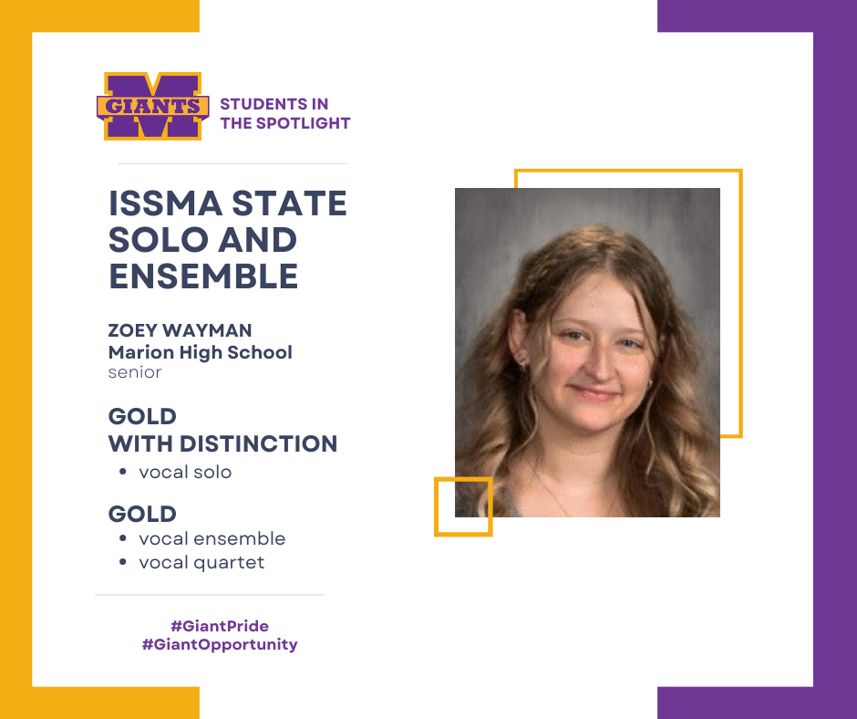 promo graphic - ISSMA State Solo & Ensemble 2026 - Zoey Wayman - MHS