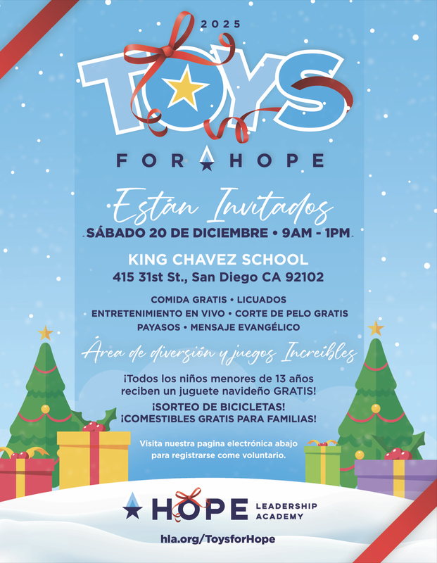 Holiday Flyer for Toys for Hope