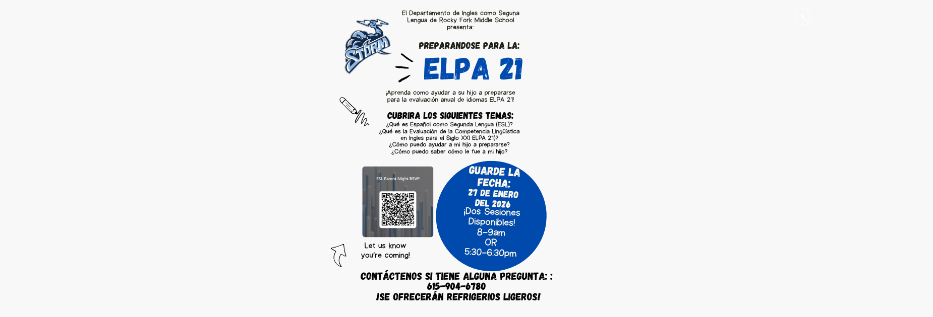 Preparing for ELPA 21 Parent Flyer in Spanish