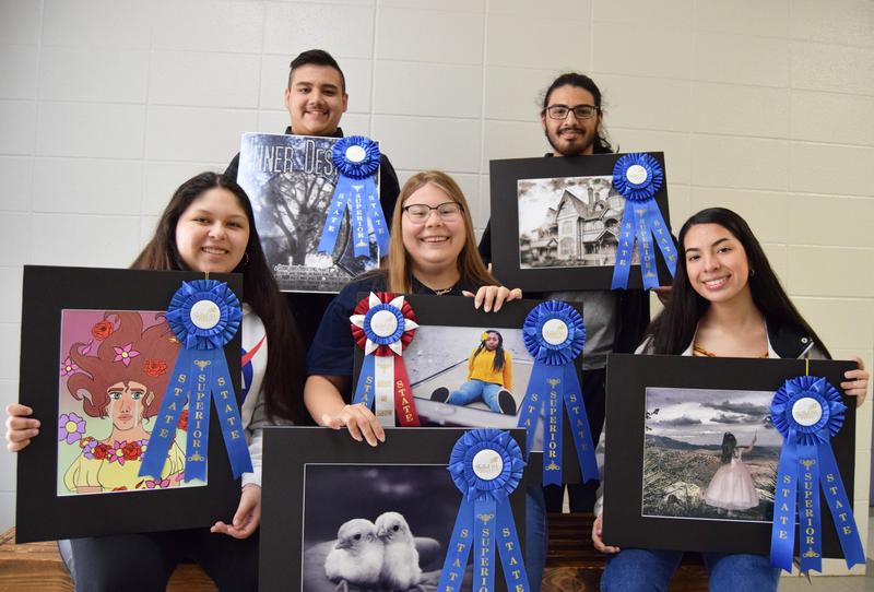 Photography & Graphic Design wins at State Contest