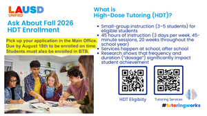 Sign-Up for High Dose Tutoring