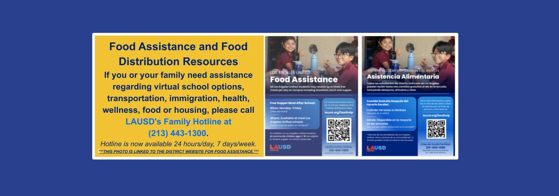 Food Assistance and Food Distribution Resources