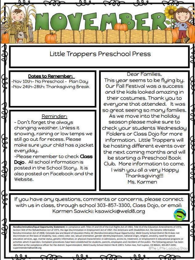 Little Trappers Newsletter Image
