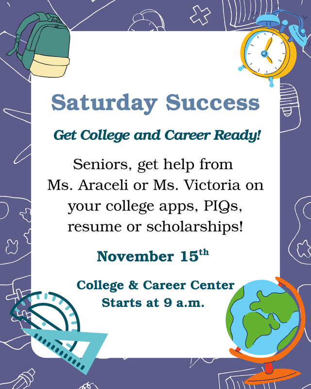 Saturday Success: college and career ready at the college and career center