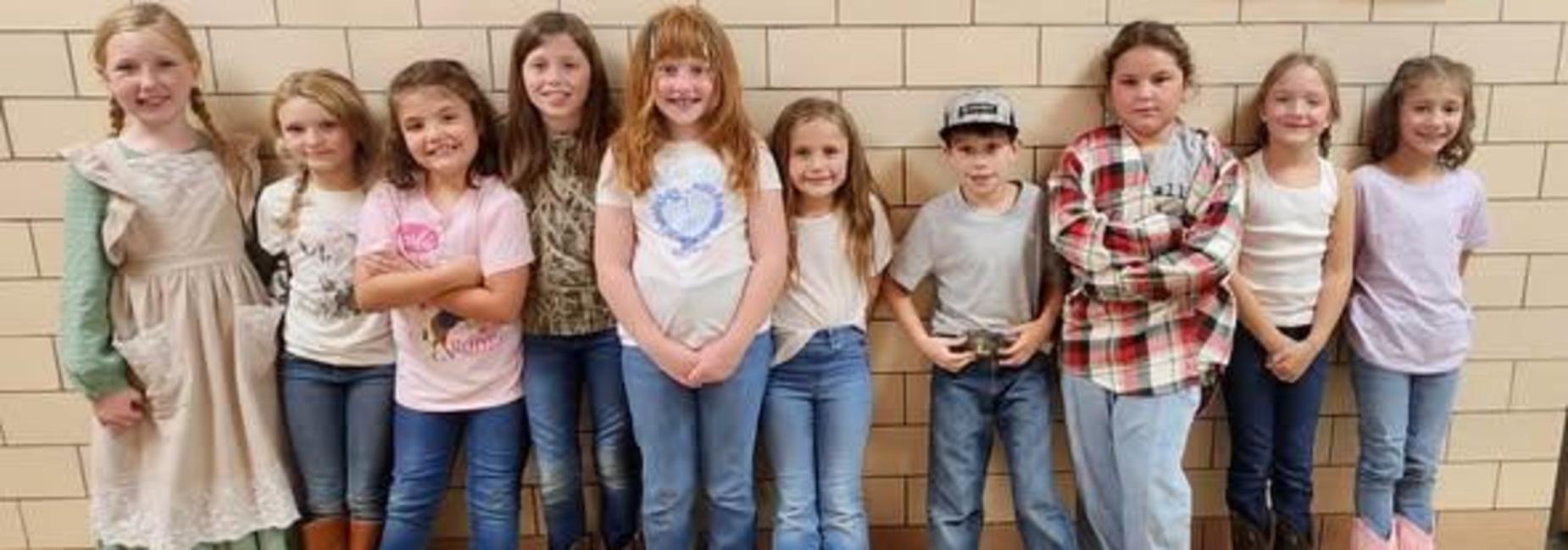 CES students and teachers participated in Homecoming Week dress up days by dressing as farmers and farm animals.