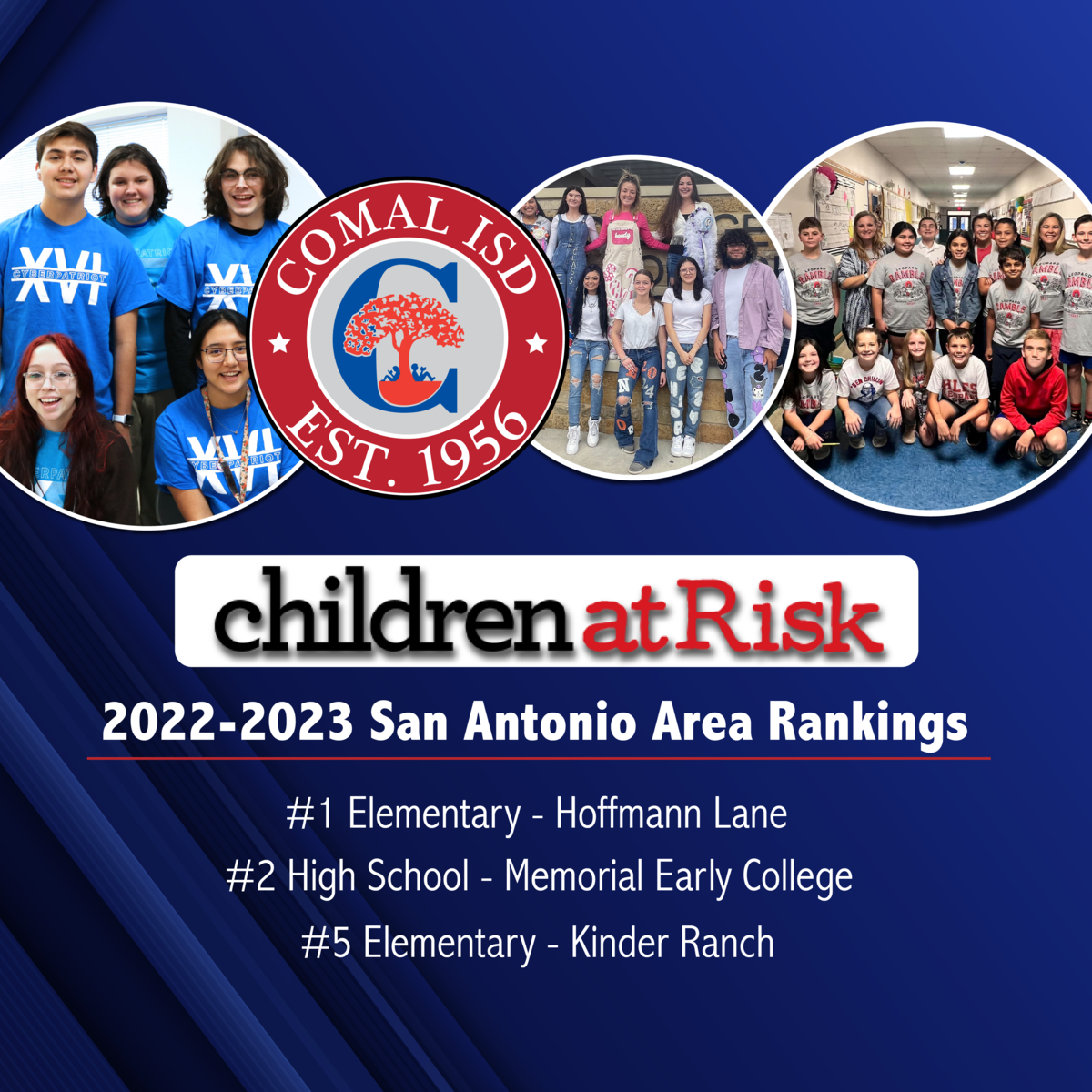 Three Comal ISD Campuses Rank In San Antonio Area s Top 5 Comal