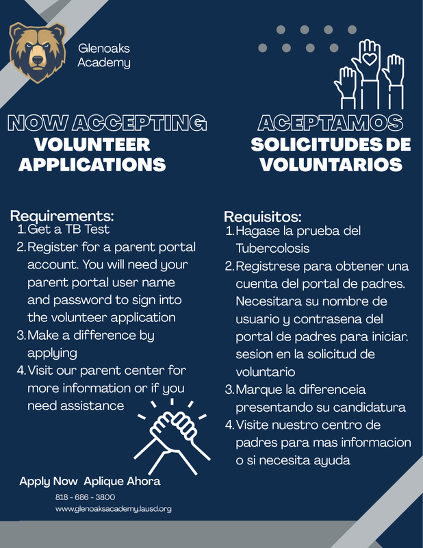 Volunteer Application Flyer