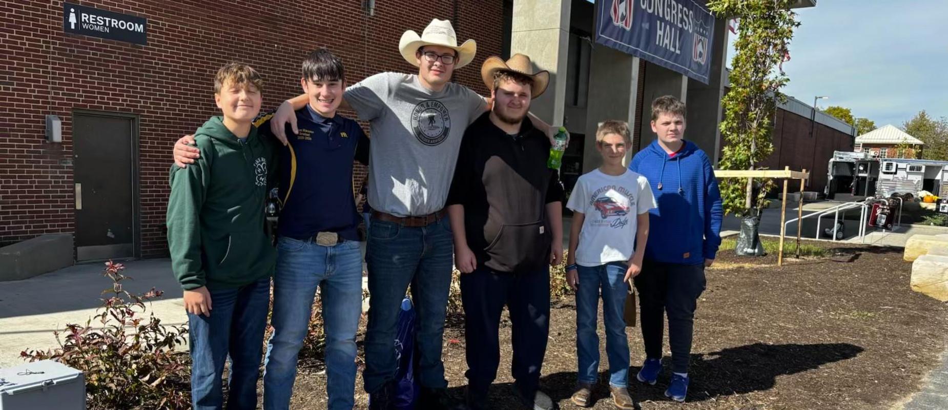 Quater Horse Congress Conference Hall with students