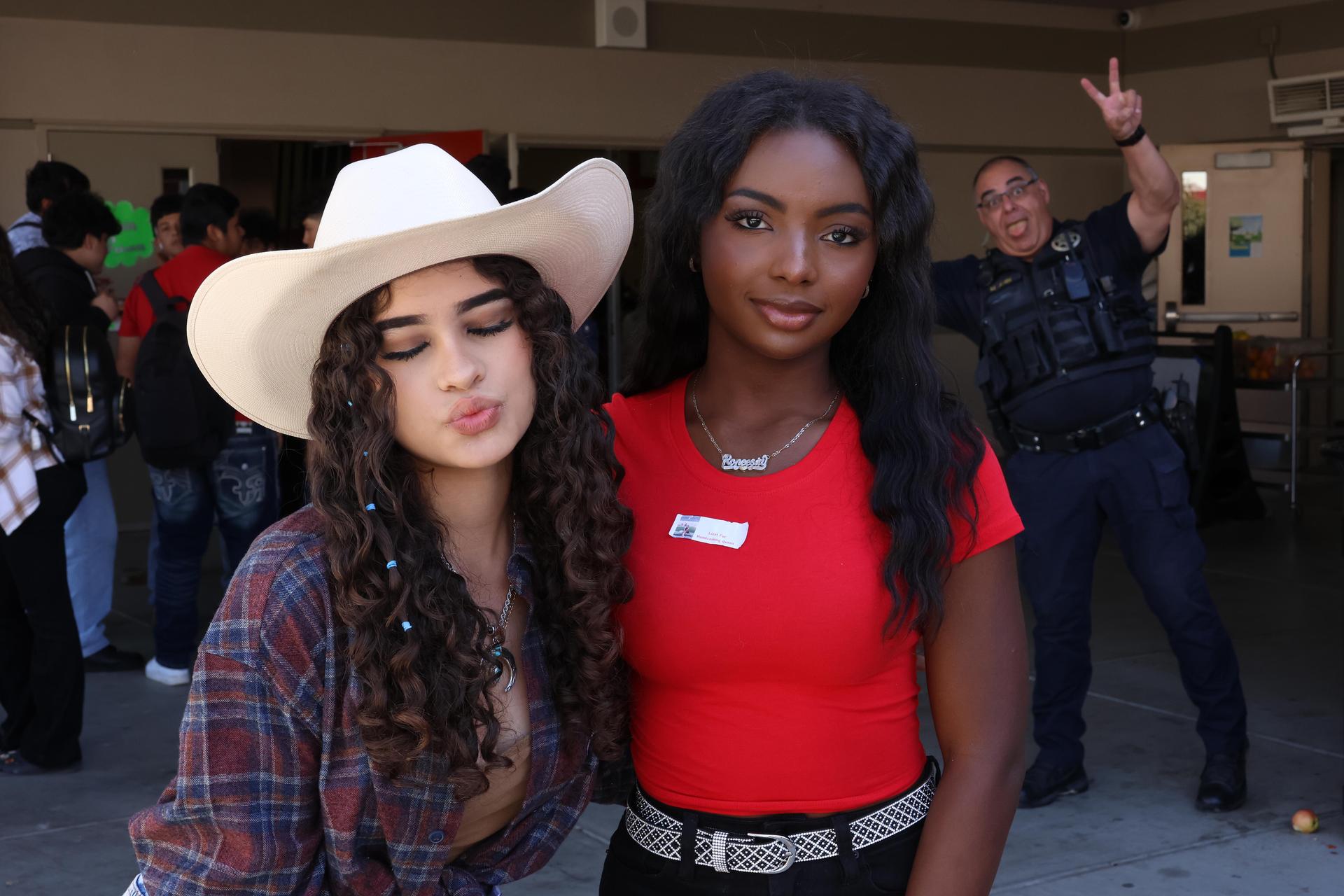 students dressed in western wear