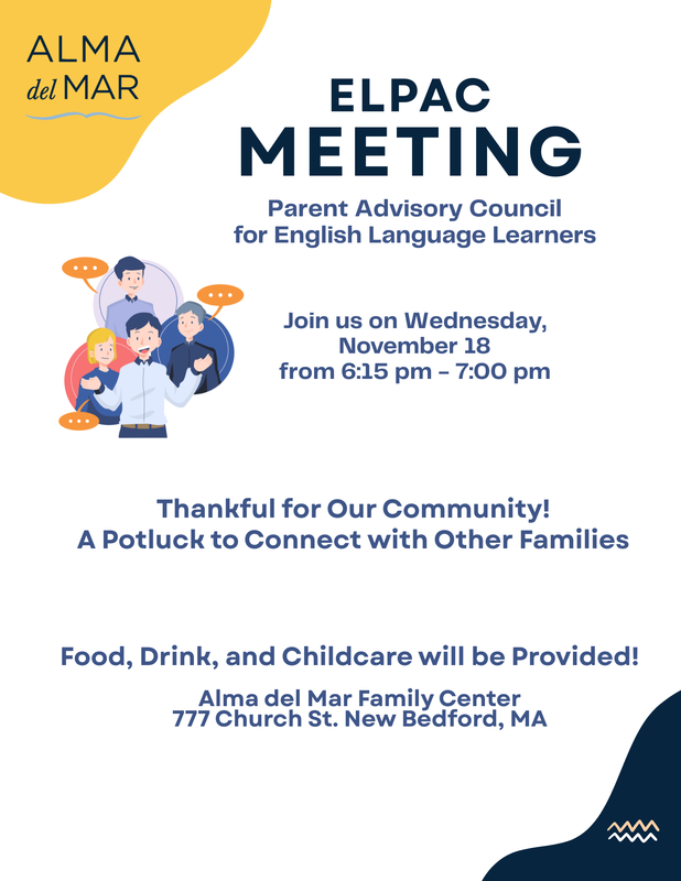 Flyer for the November ELPAC meeting