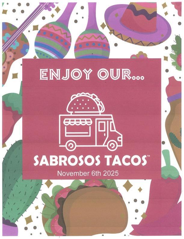 Lunch Menu Update – Thursday 11/6