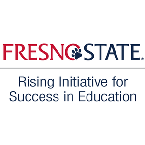 Fresno State University Logo with a Paw Print