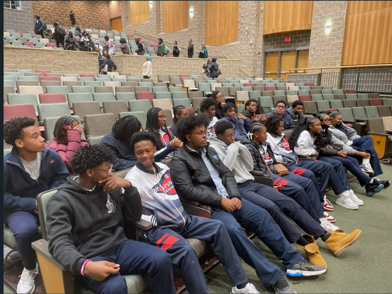 8th Graders Visit Langston Hughes High School to Explore High School Pathways Featured Photo