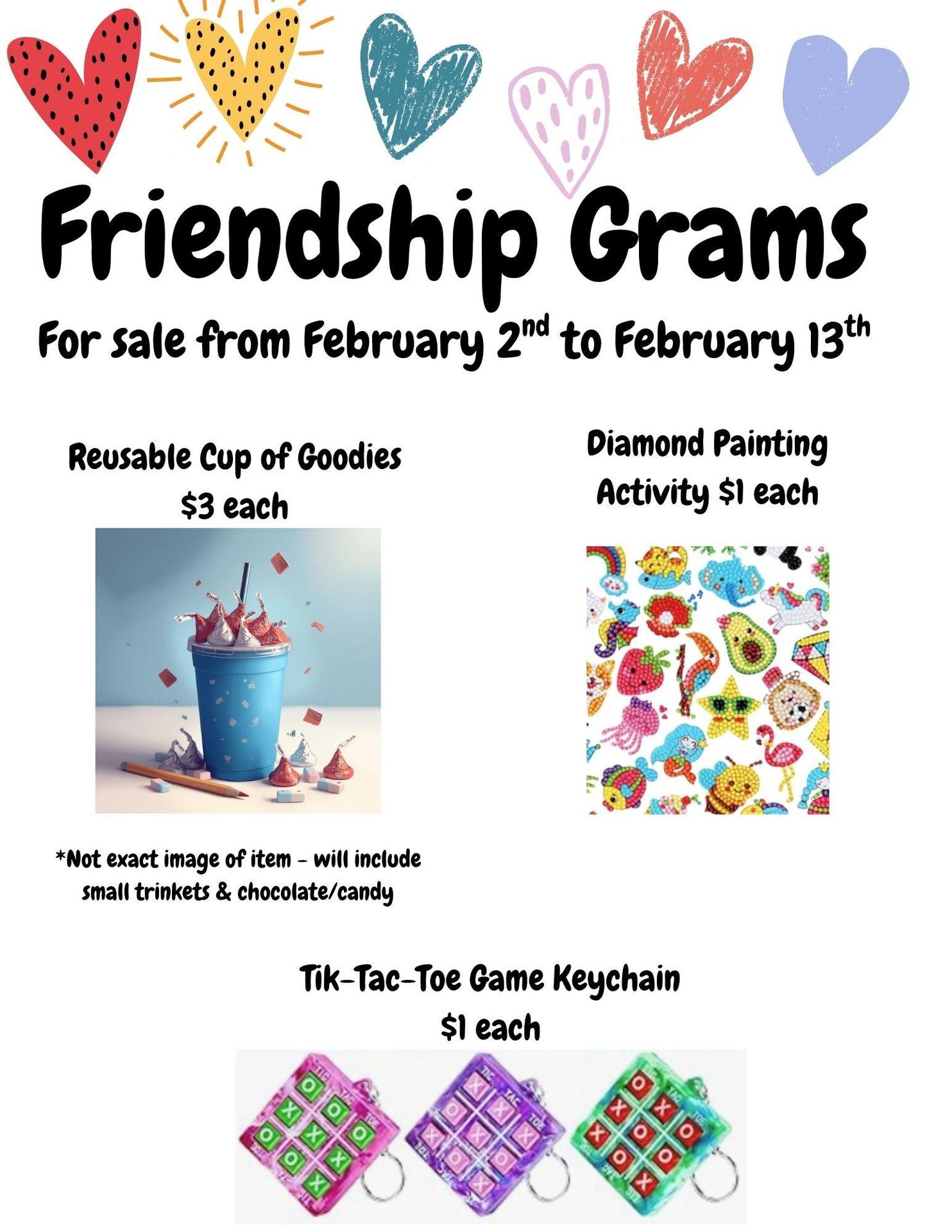 ASB Friendship Grams Flyer