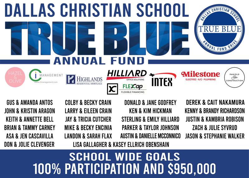 Thank you to our True Blue Annual Fund Title Sponsors Featured Photo