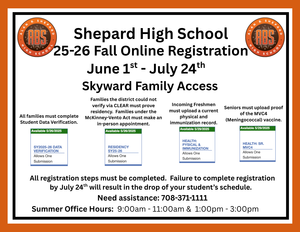 Late registration information.