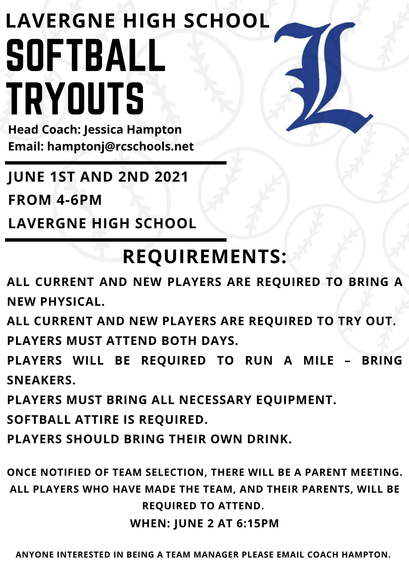 Home LaVergne Softball LaVergne High School