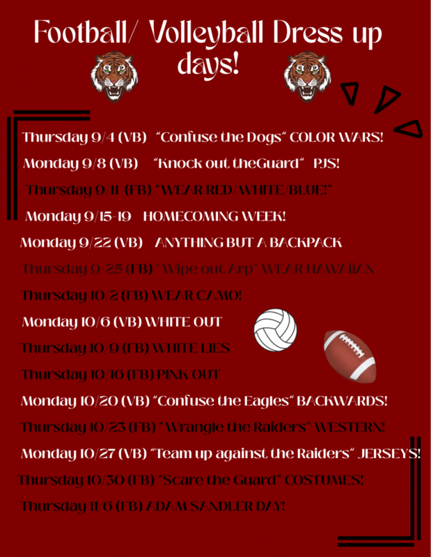 TMS fall dress up days