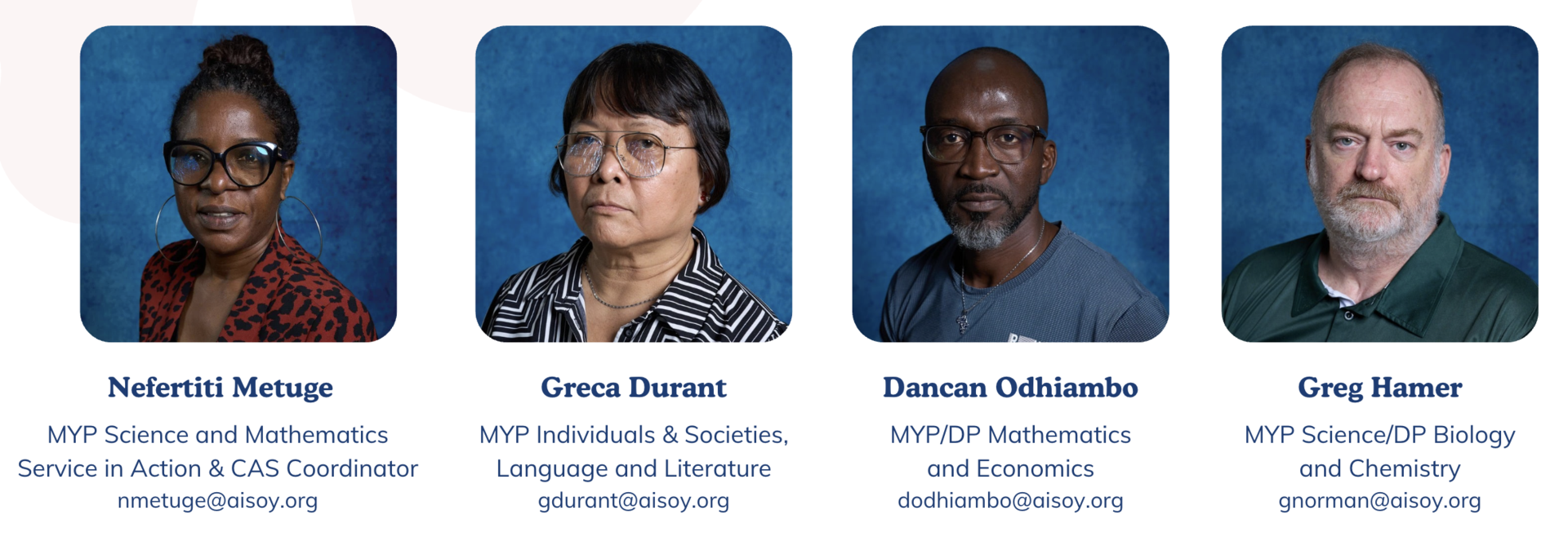 MYP and DP teachers