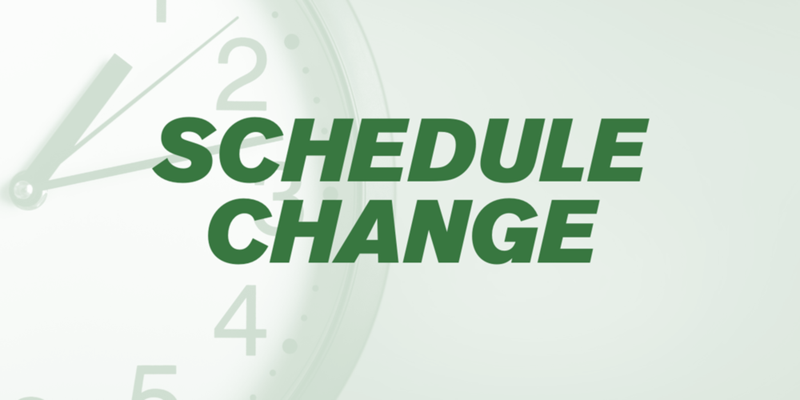 Schedule change