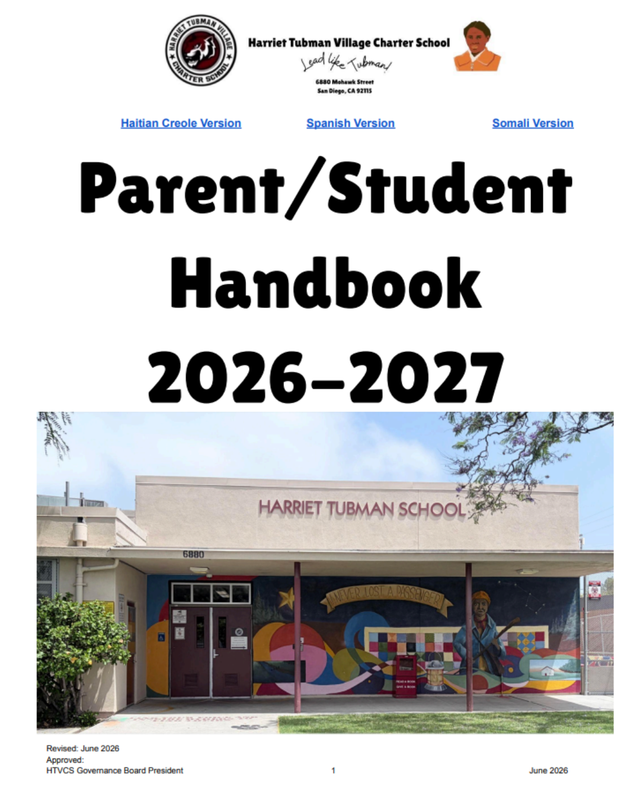 Parent/Student Handbook 2026-2027 Featured Photo