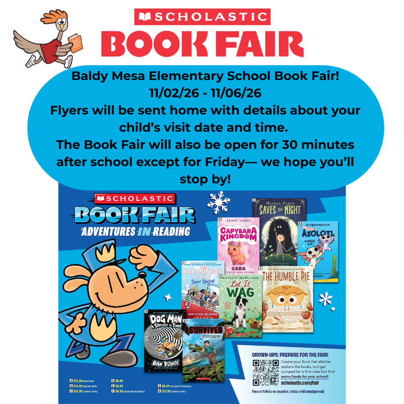 We are having a BOOK FAIR! November 2nd – November 6th Featured Photo