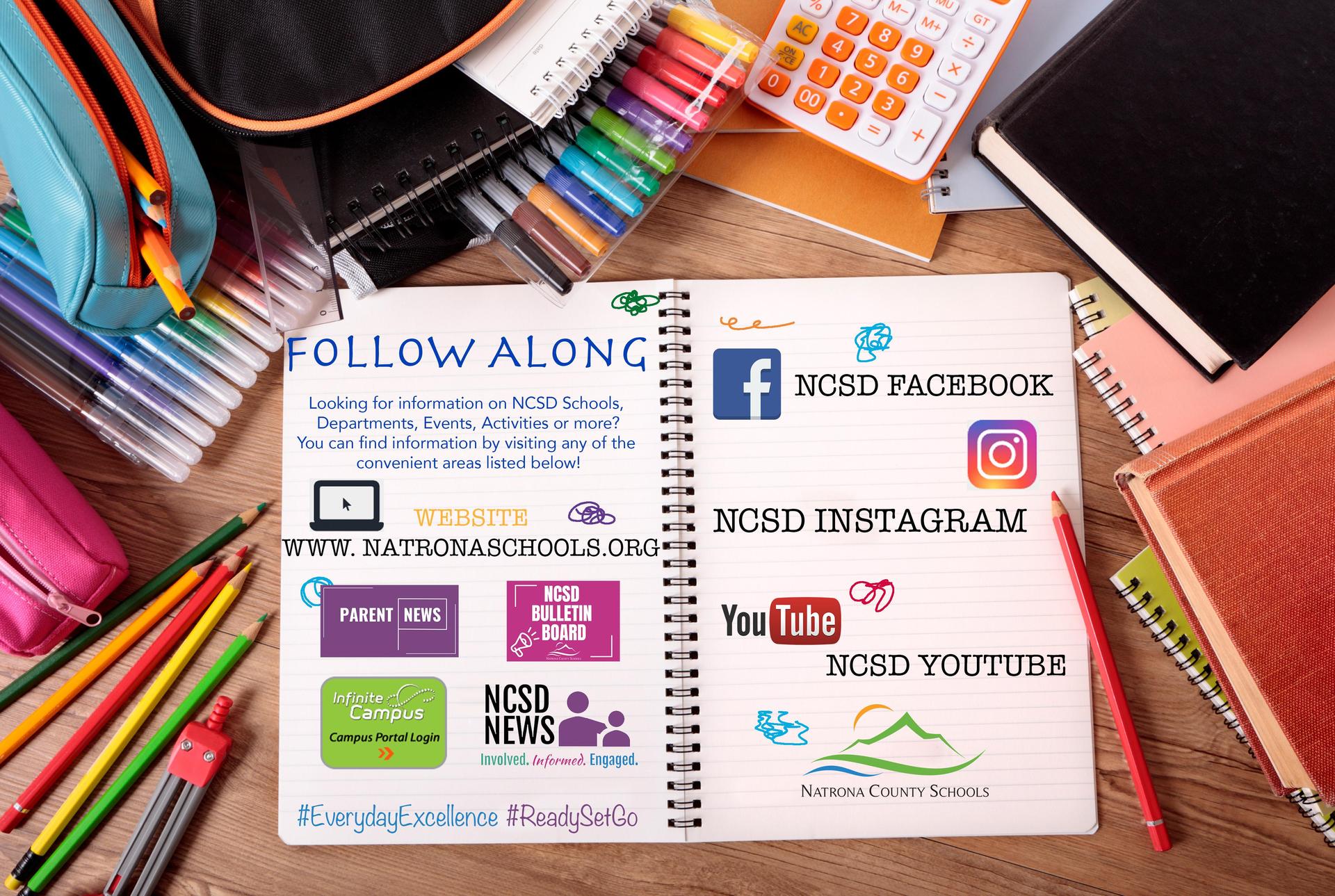 Follow along flier