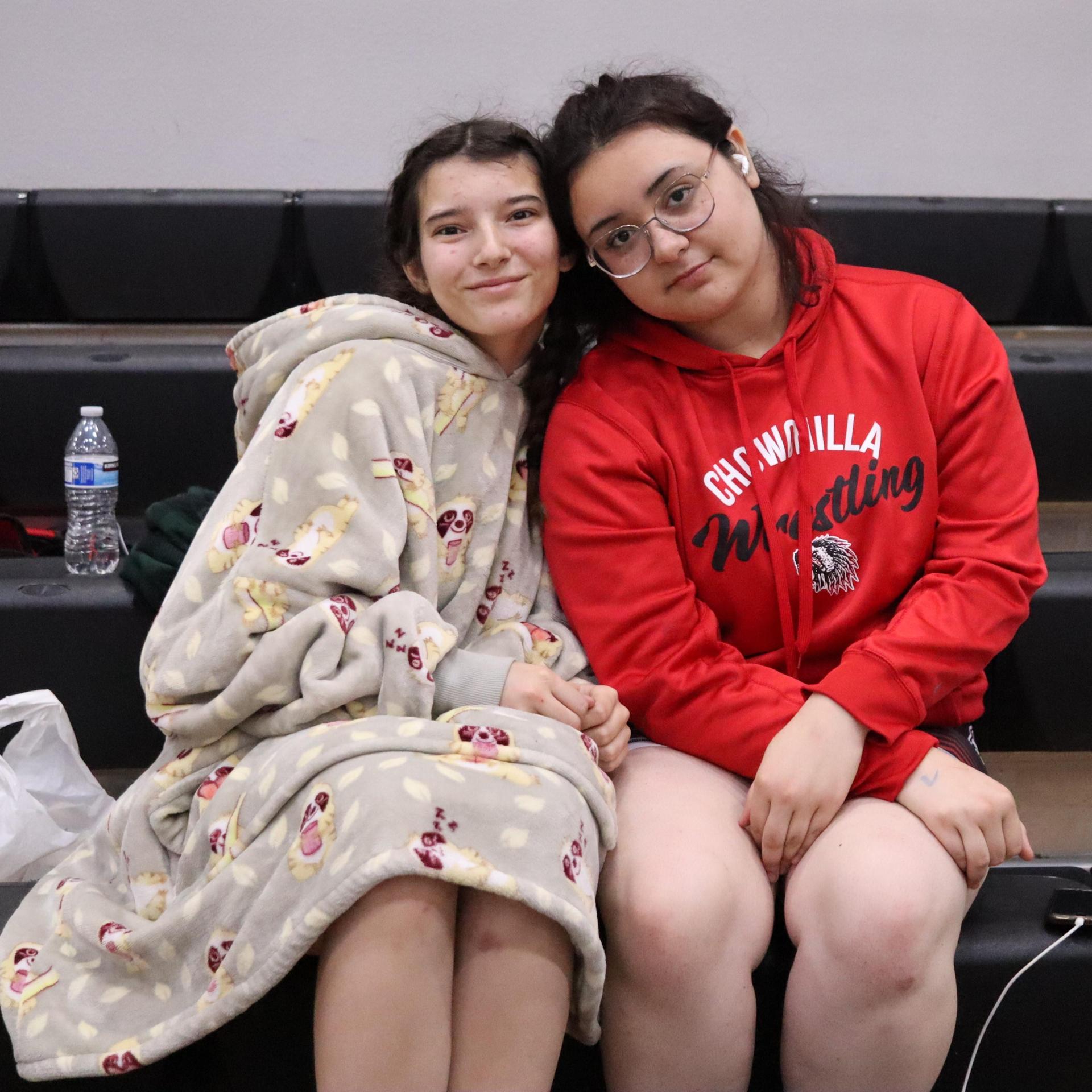 Girls wrestling at madera south