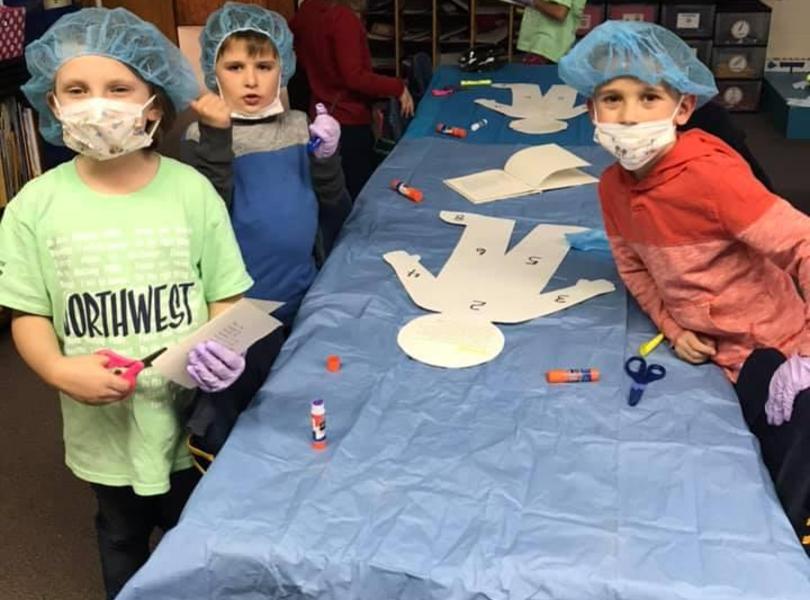 “Surgical Residents” spent the day learning about non-fiction text features.