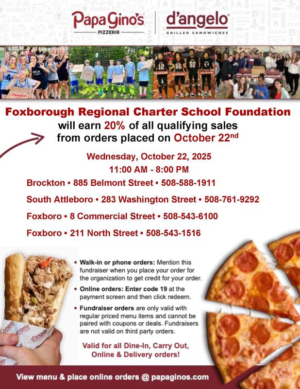 Dine for a Cause: Support the FRCS Foundation at Papa Gino’s on October 22! Featured Photo