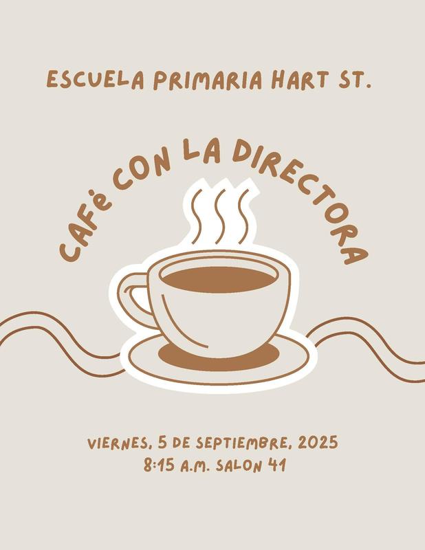 Cafe con la directora Anuncio