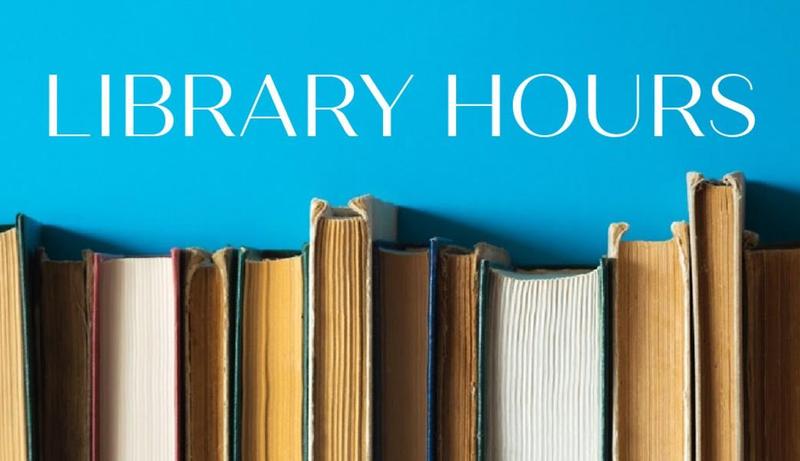 NEW LIBRARY HOURS Featured Photo