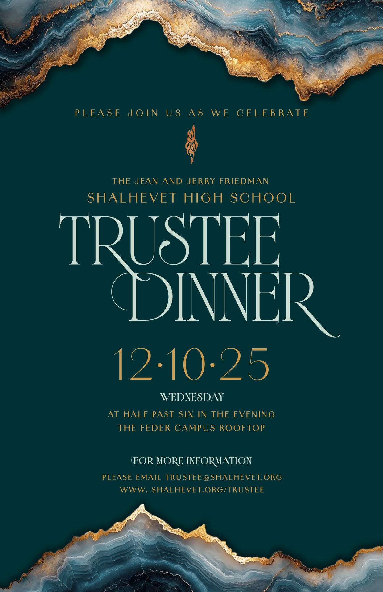 25-26 Trustee Dinner