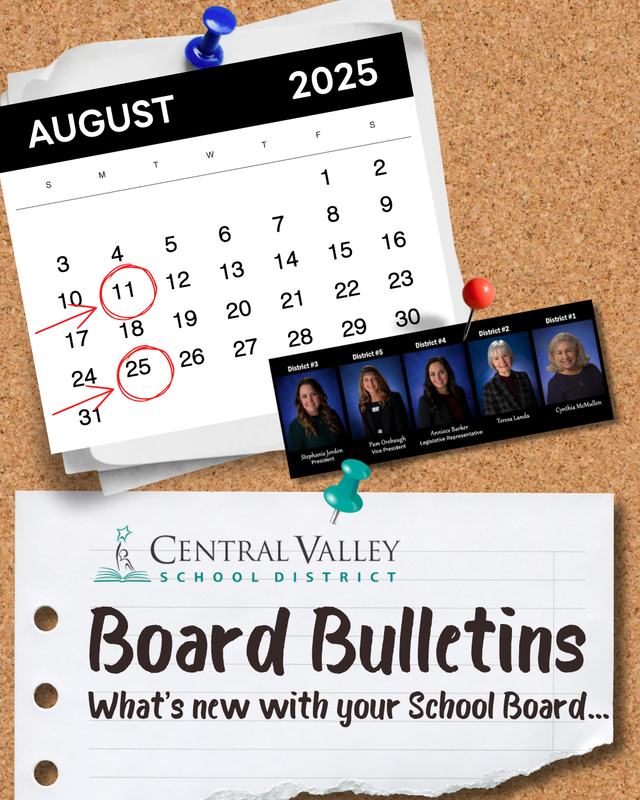 August School Board Bulletin