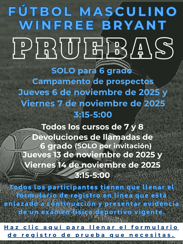 Futbol Tryouts Span