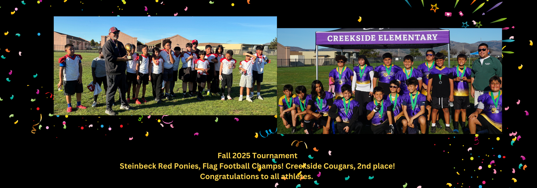 Spring 2025 Flag football Champions