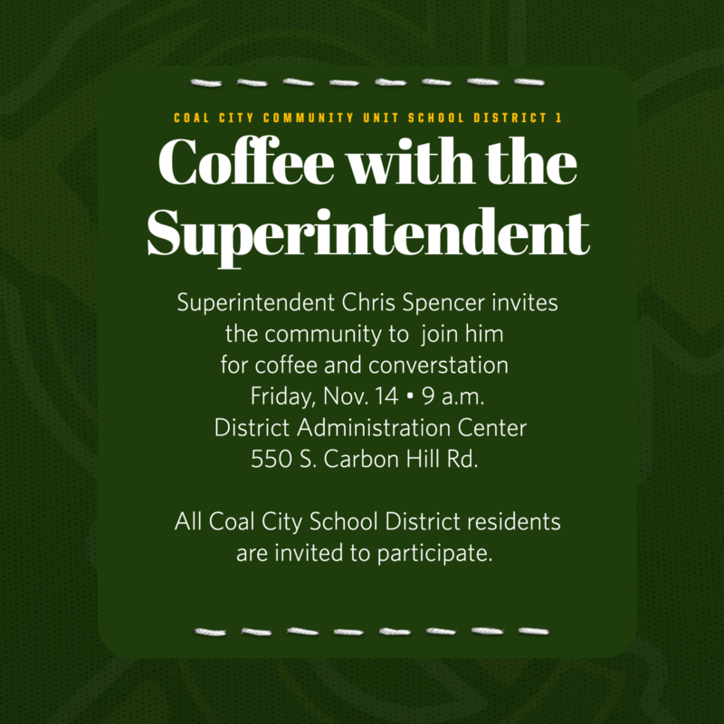 Coffee with the Superintendent set for Nov. 14