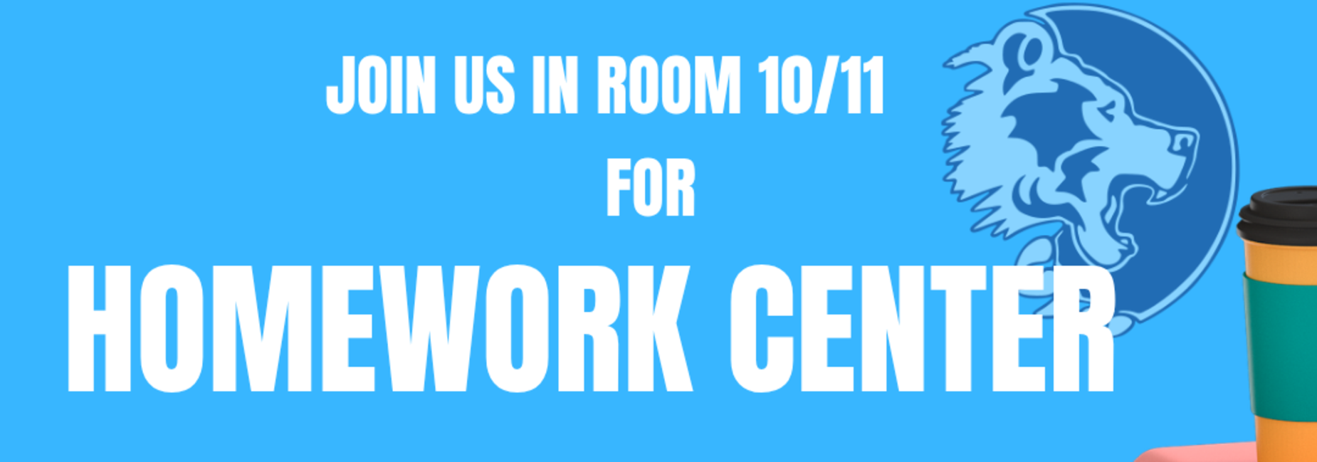Bruin logo and text homework center