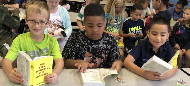 Rock Island Elks Club Donates Dictionaries to Students