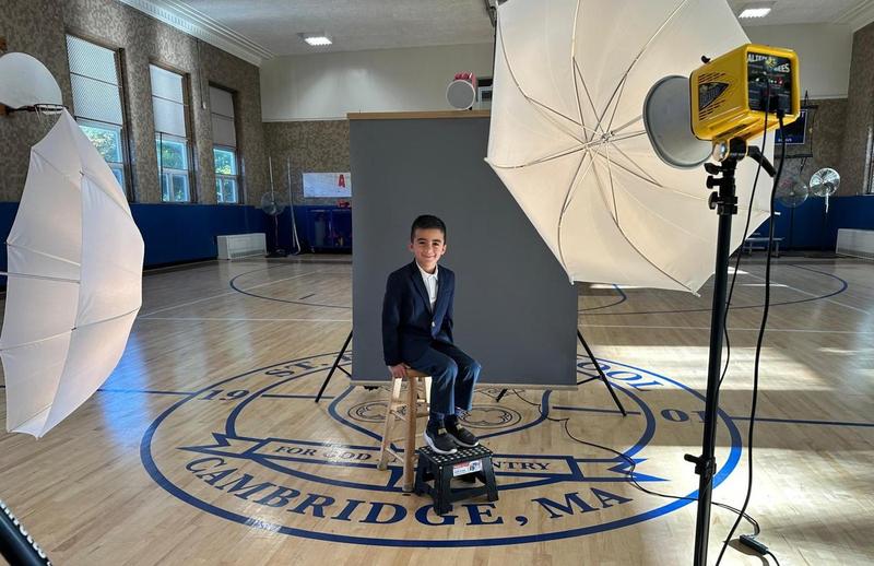 Picture of the week: Leo (Grade 2) poses for his picture day headshot this Wednesday.