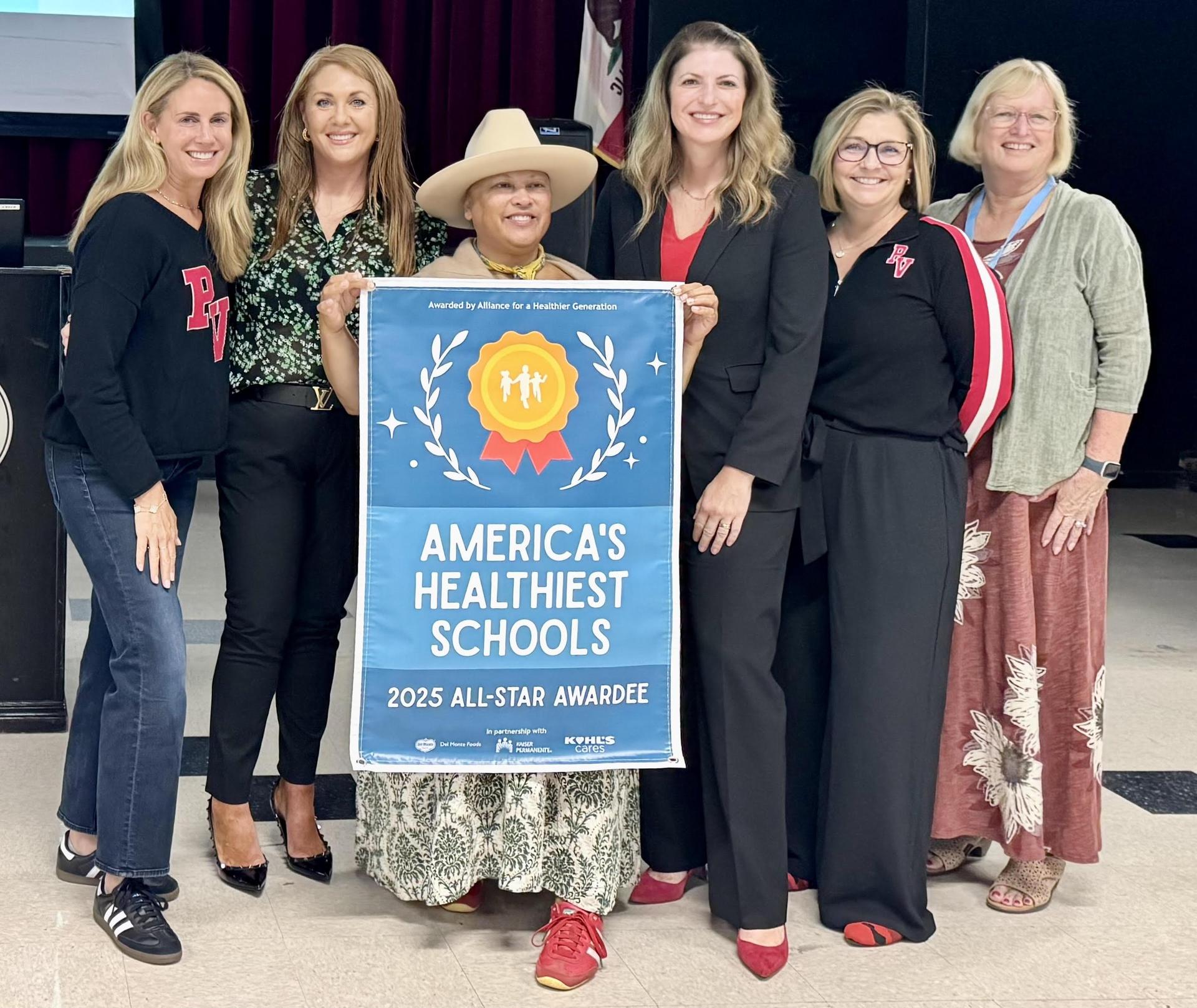 America's Healthiest School PVPUSD Winners