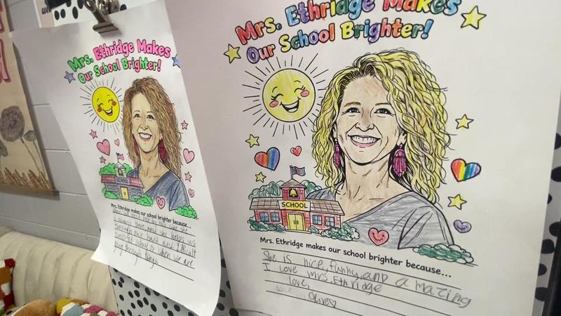 Southeast Middle School Counselor Syndey Ethridge Coloring Page