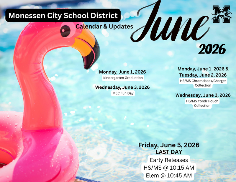 MCSD Monthly Calendar & Updates Featured Photo