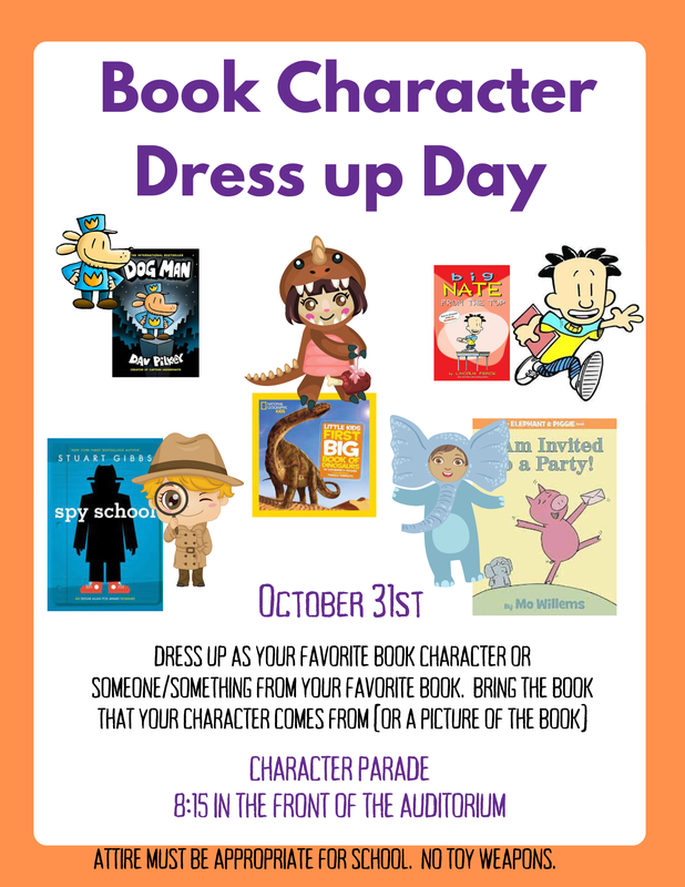 Book Character Dress up Day